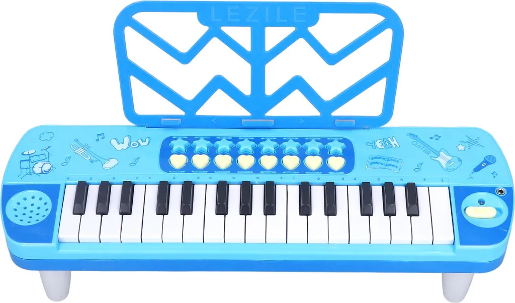 Clavier piano enfant pour éveil musical à la maison avec micro intégré