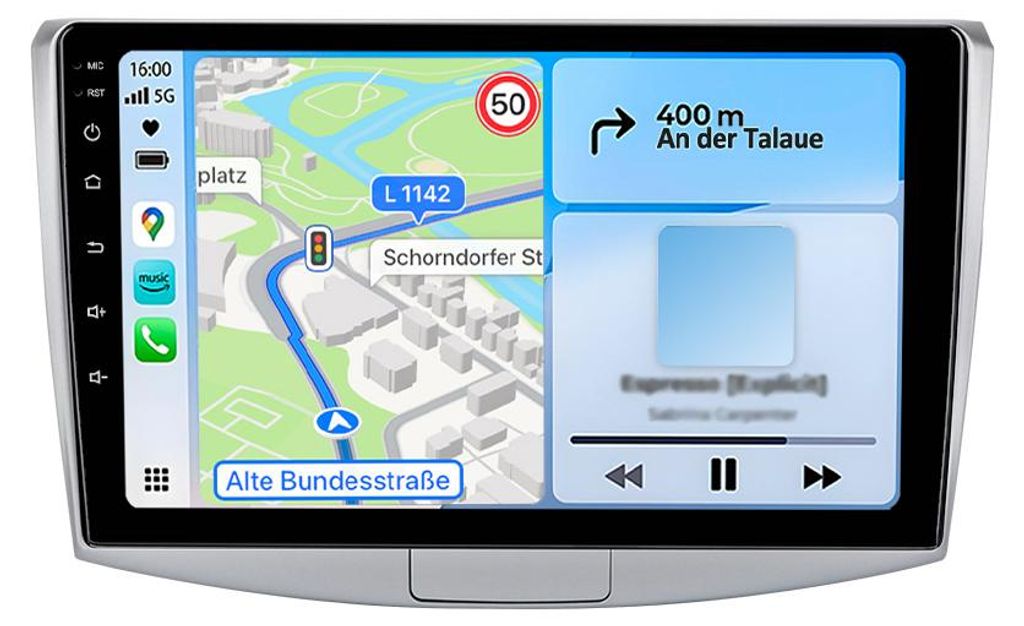 Autoradio 6+128GB con DAB+ per Passat B7 2010-2014 4G LTE Immagine del prodotto 