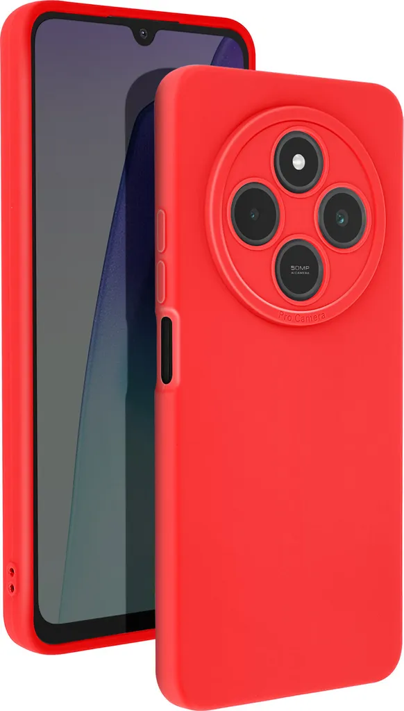 Namenand Cover per Xiaomi Redmi 14C 4G Custodia con 1 vetro temperato protezione schermo,Antiurto Sottile Morbida in Silicone TPU Protettiva Case per
