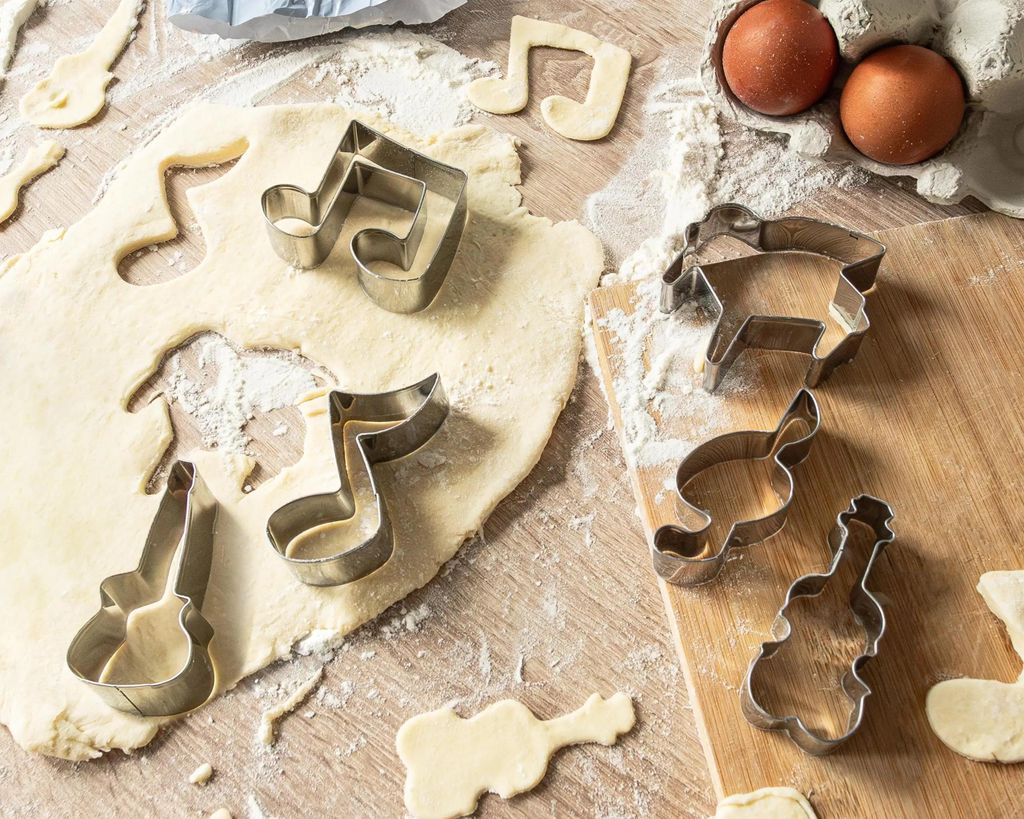 Foremki na ciastka MUZYCZNE 6 szt. Zdjęcie produktu 