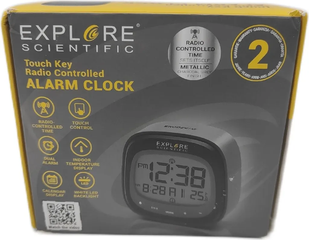 Réveil digital à quartz Explore Scientific RDC3006 avec écran LCD clair - 7