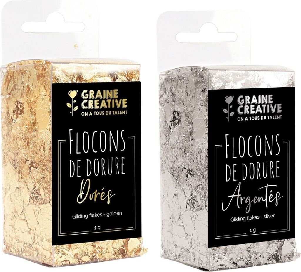 Gold/Silber Vergoldungsflocken