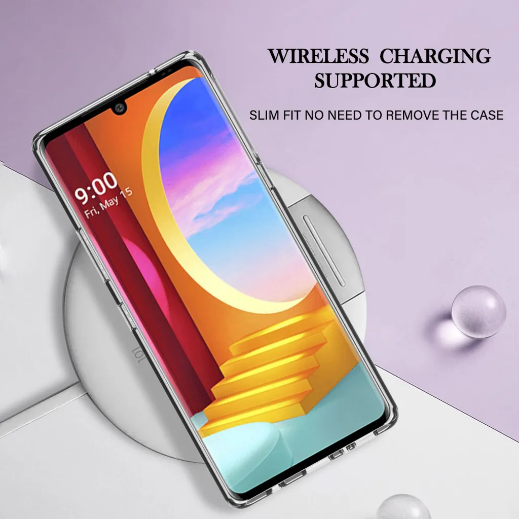 Custodia Girocollo Per LG Velvet 5G/4G Con Tracolla – Cover TPU Trasparente Antiurto, Laccetto Regolabile 150 Cm, Pratica E Stylish