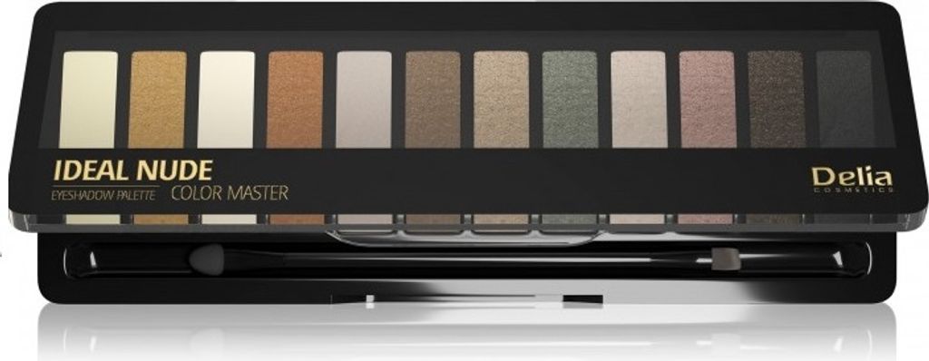 Delia Cosmetics Farbe Master Lidschatten Palette Ideal Hautfarbe Nr. 01 1pc