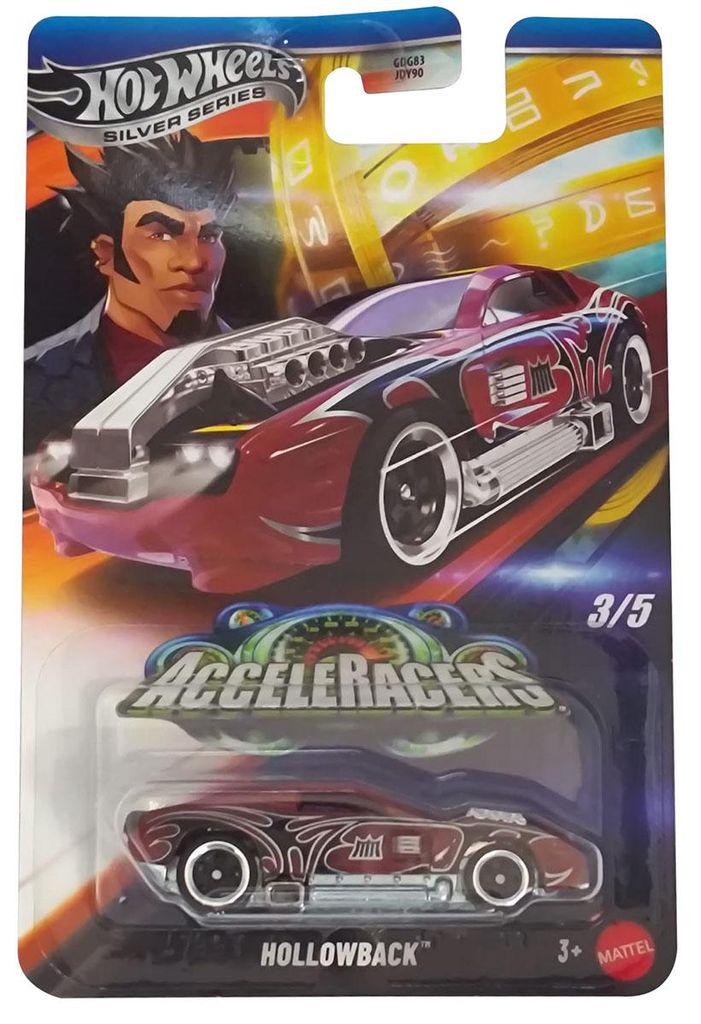 Hot Wheels Silver Series - Hollowback - AcceleRacers, Actioncars, Sportwagen, Sammler-Edition, Mattel 3/5