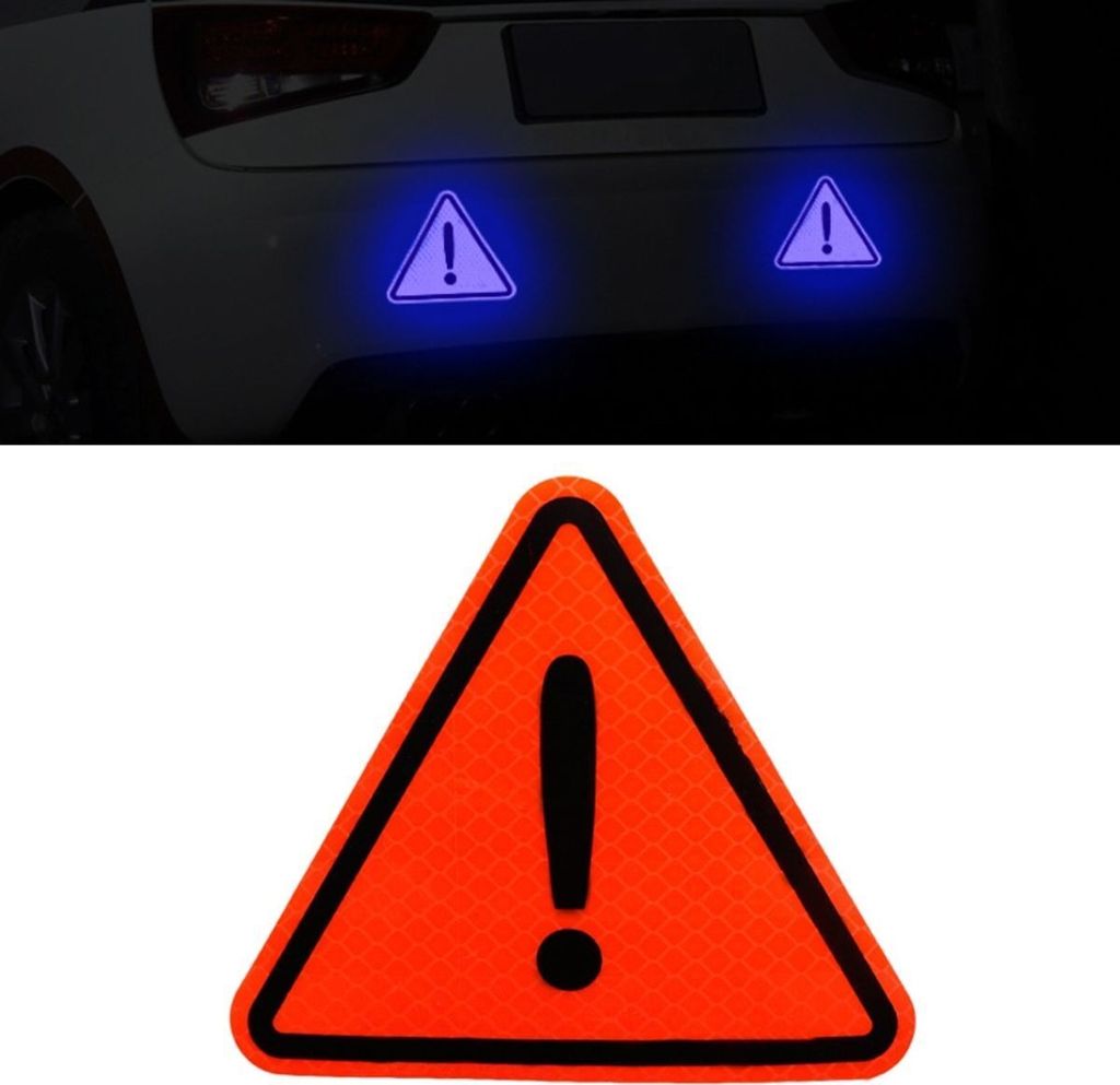 Autocollants réfléchissants pour voiture, couleur : orange Image du produit 