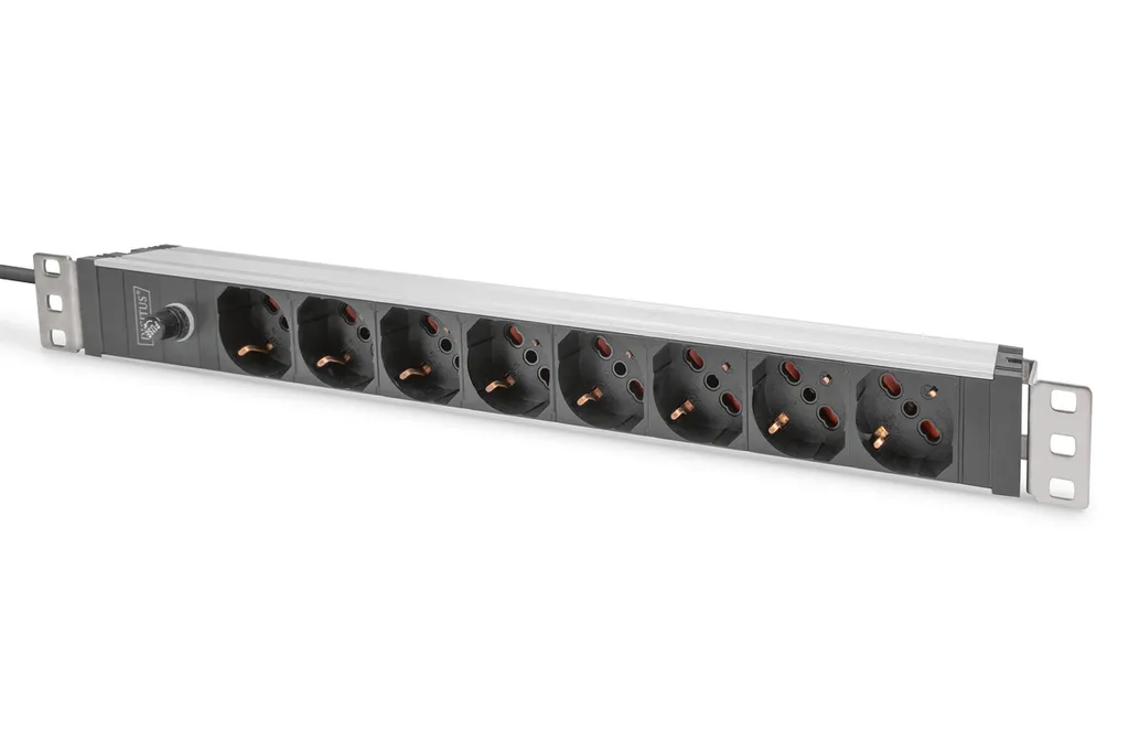 Unité de Distribution Électrique PDU 8 Prises C14 pour Baie Réseau 19"