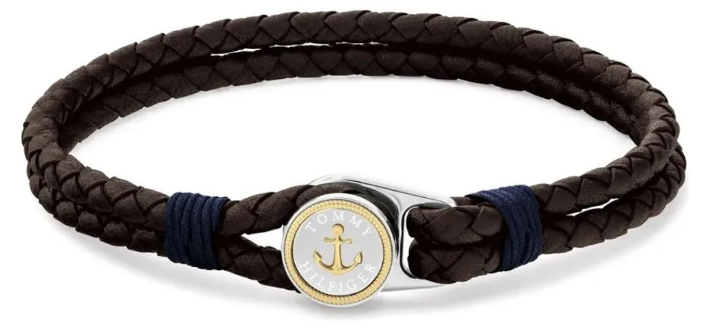 Bracelet cuir marron 17,5 cm pour tenue décontractée ou soirée élégante
