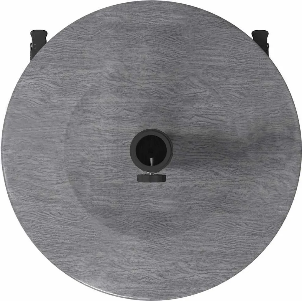 Base per Ombrellone 48x48x32 cm Grigio Scuro - Testata nel Vento - 8
