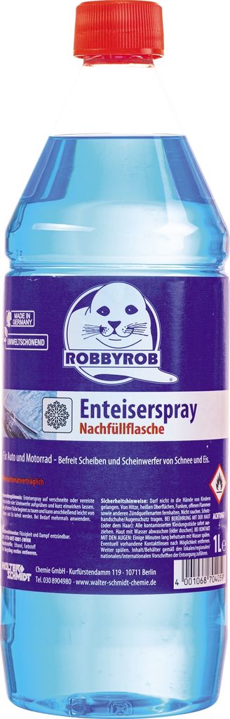 Robbyrob Enteiserspray 8601000000 Nachfüllflasche 1l Produktbild 