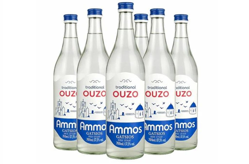 Ouzo Ammos mit Anis, griechischer Uzo Gatsios 6x700ml Produktbild 