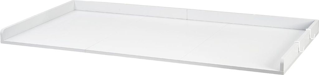 SucceBuy Arbeitsplatte für Waschmaschine und Trockner (137 x 69,9 cm) mit erhöhtem Rand und Haken, ideal zur Organisation und Aufbewahrung im Wä...