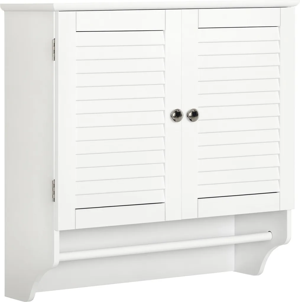Petite armoire de salle de bain murale blanche pour gagner de la place