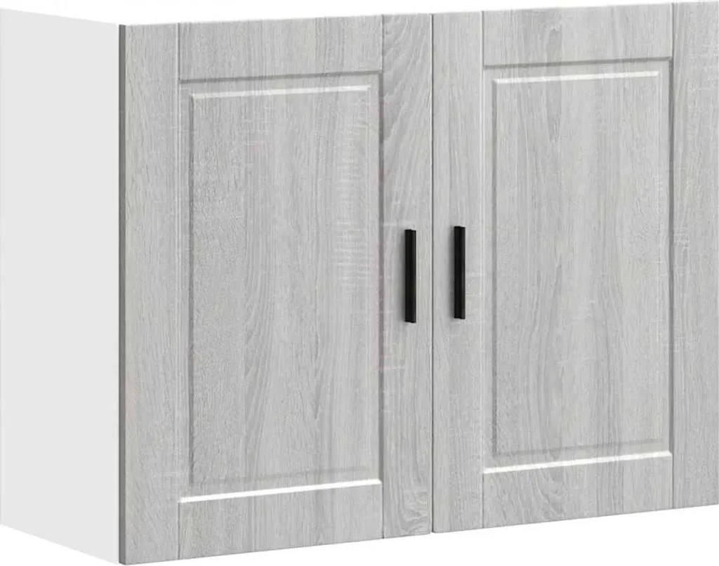 Parete Attrezzata Cucina Porto Grey Sonoma | Mobili Componibili Legno