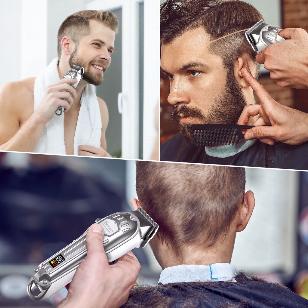 Surker Professional Herren Haarschneider mit Wireless LCD Produktbild 8
