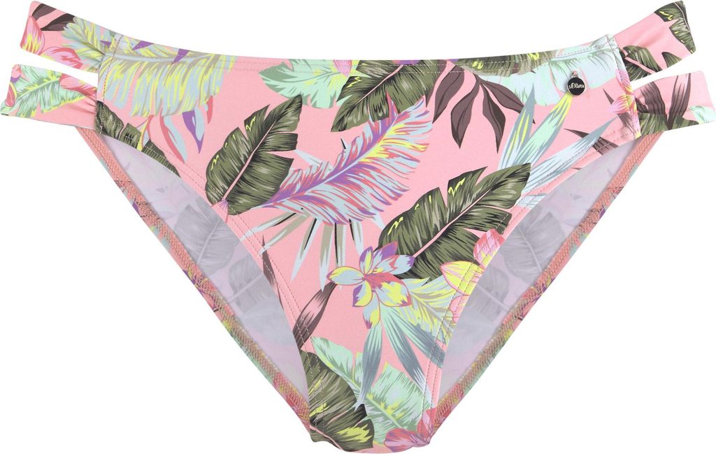 s.Oliver Bikini-Hose Azalea rose-bedruckt Größe 32