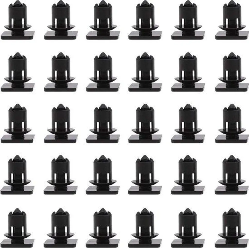 Agrafes pour moulures noires 8mm, fixation haute résistance kit 30