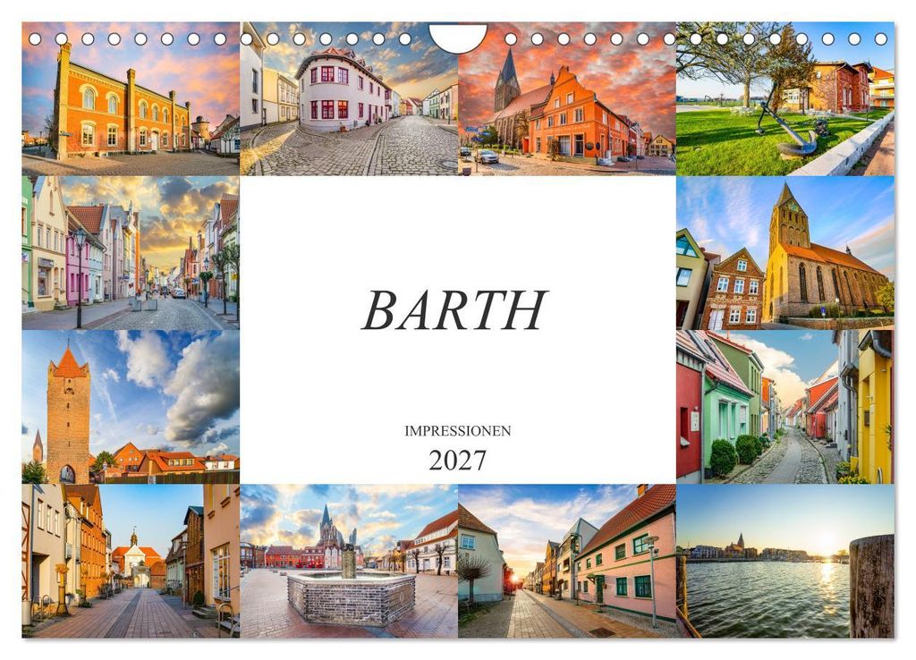 Barth Impressionen (Wandkalender 2027 DIN A4 quer), CALVENDO Monatskalender