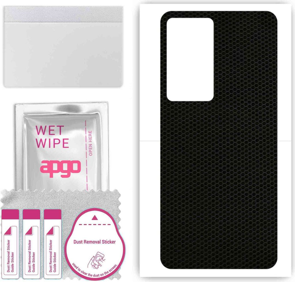 apgo Rückseite Schutzfolie, Skin, kompatibel mit Xiaomi Redmi K40S, Hinten Displayschutzfolie aus Vinylfolie, kratzfest, einfache Montage - Matrix