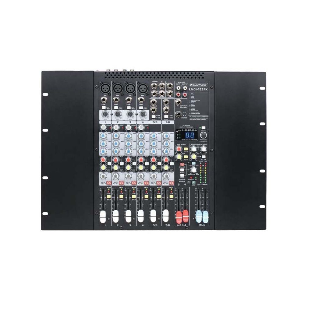 OMNITRONIC LMC-1422FX USB Mischpult