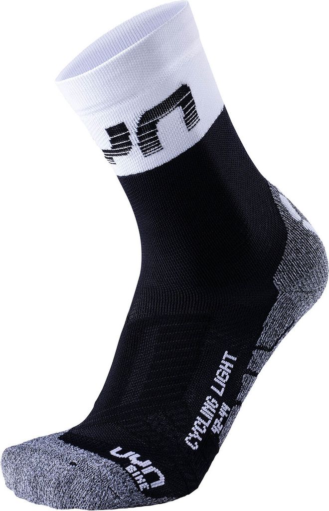 UYN Cycling Light Fahrradsocken Herren black/white 35-38