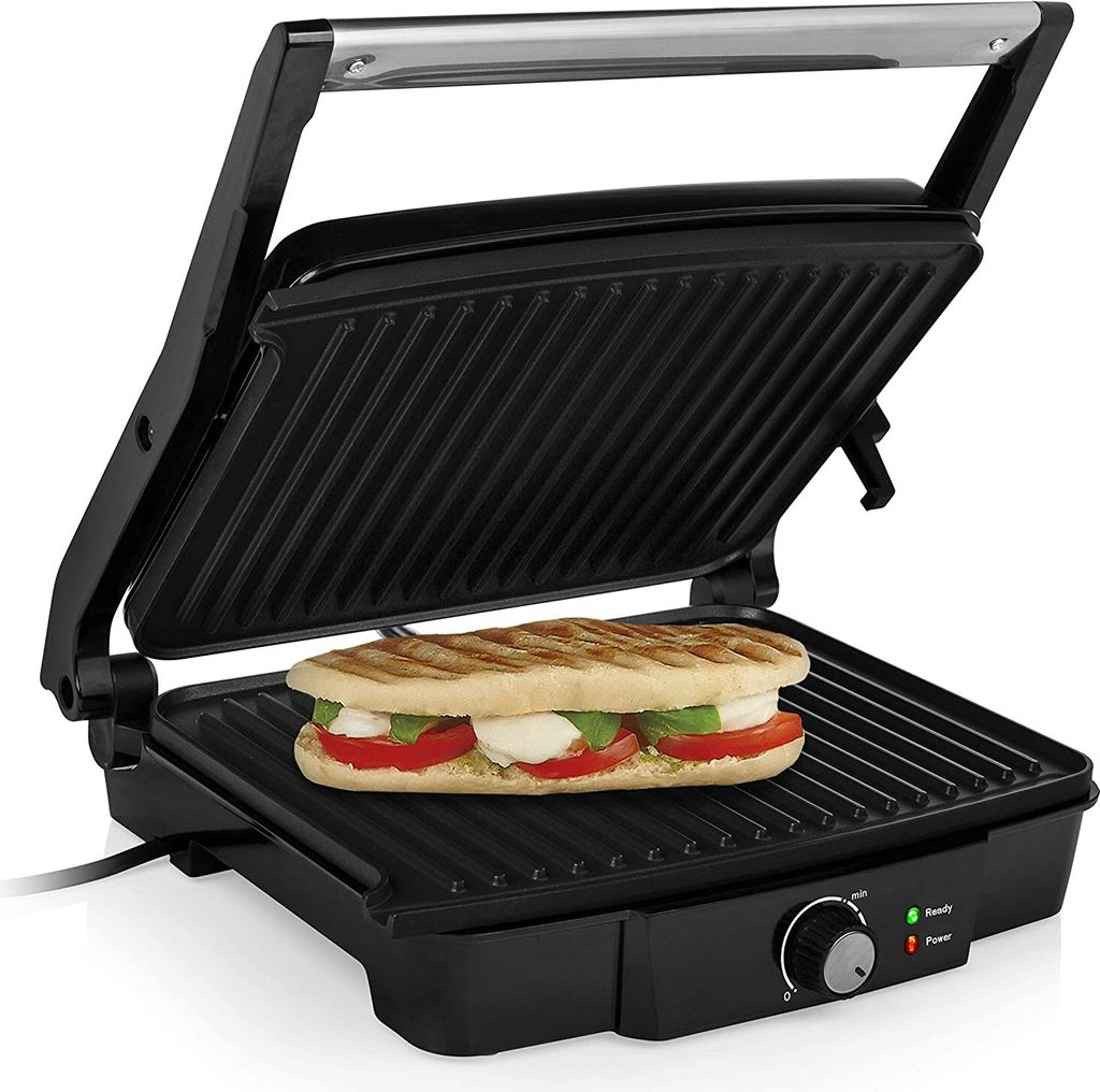 Tristar GR-2853 Kontaktgrill, Schwarz, Edelstahl, Produktbild 