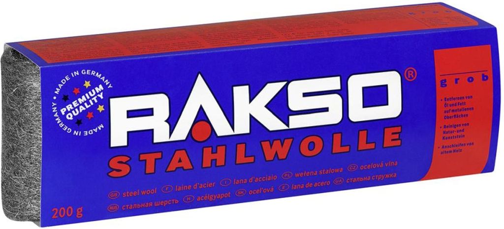 Laine d'acier Rakso type 3, 200 grammes Image du produit 