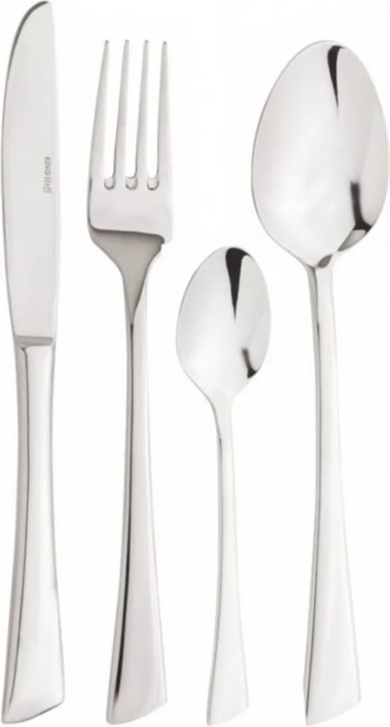 Set Posate Acciaio Inox Kinghoff KH-1512 24 Elementi Lavabili Lavastoviglie