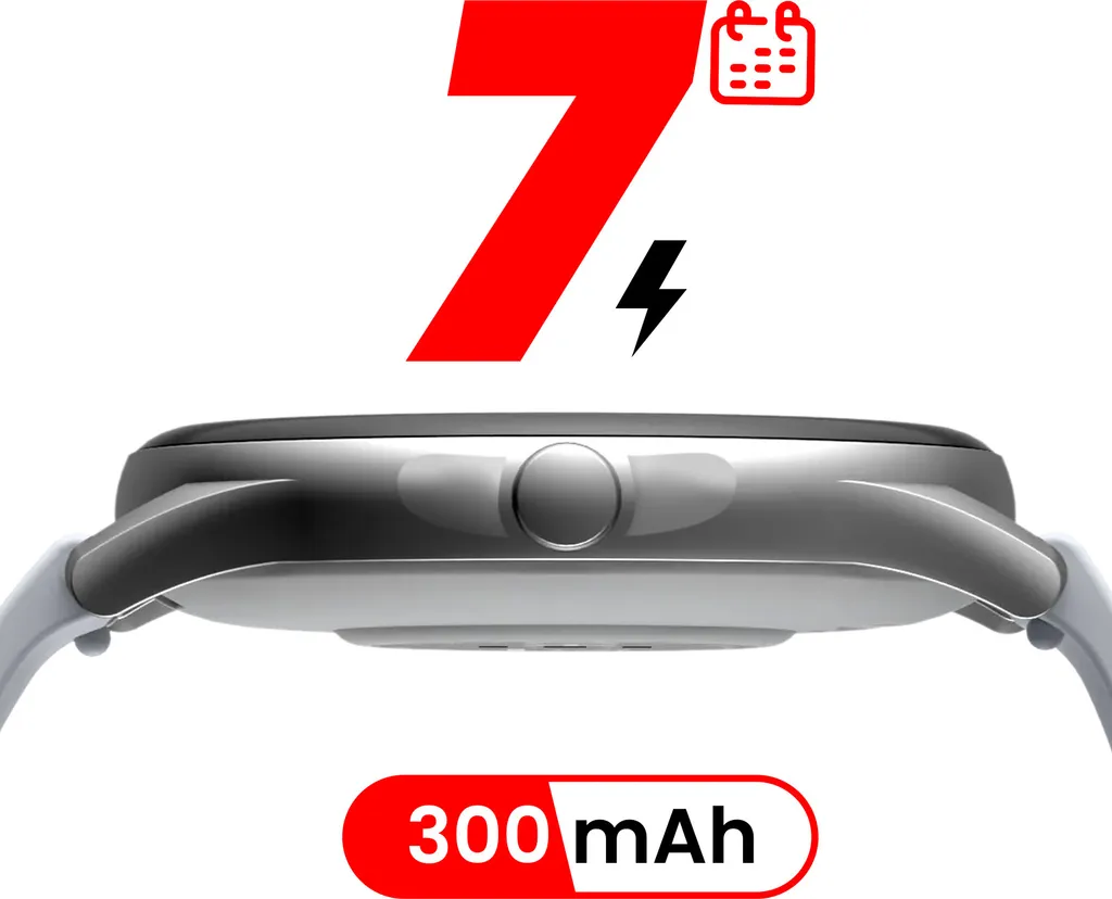 XO Smartwatch AMOLED High-Tech Argento: Sport e Salute IP68 - 4