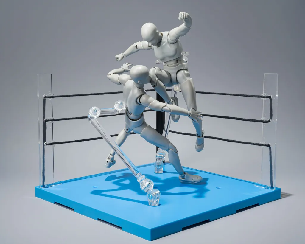 Diorama Ring de Combat pour Figurines S.H.Figuarts et Modèles 1/12 Set - 5