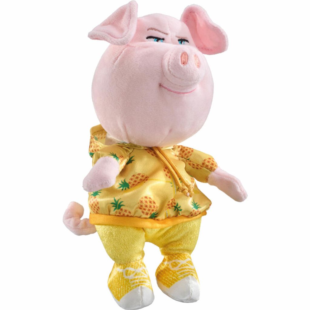 Schmidt Spiele Sing 2 Gunter Schwein, Plüschtier, Kuscheltier, Stofftier, Plüsch, 19 cm, 42770