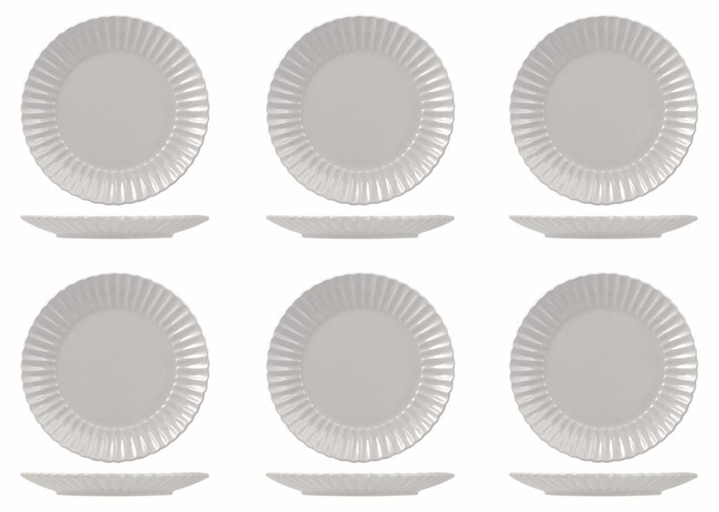 H&h 6er-Set Obstteller lotusgrau cm21