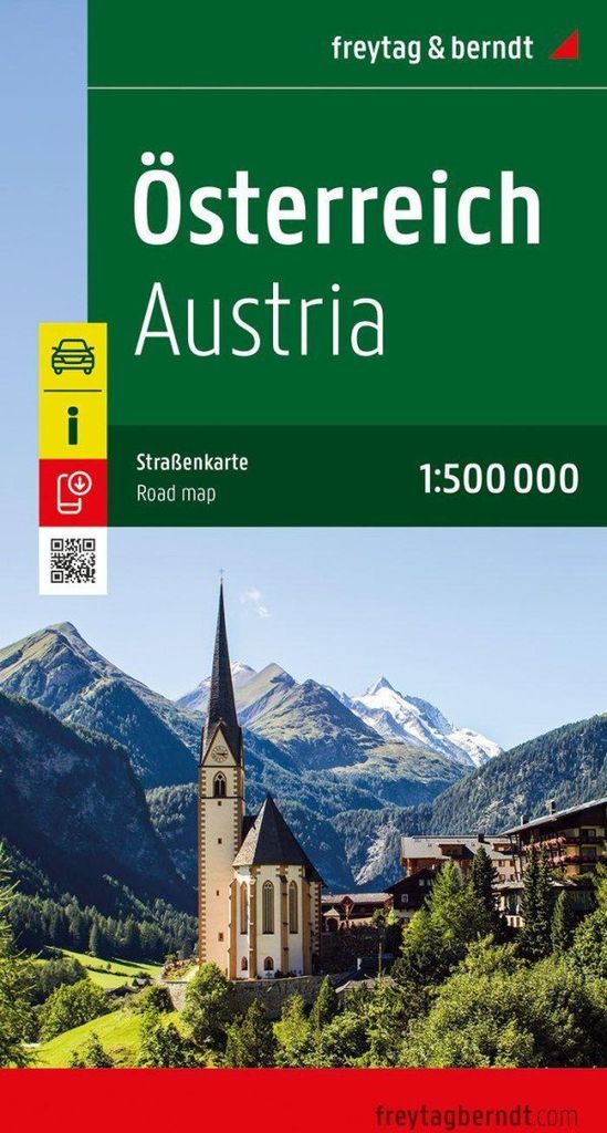 Rakousko 1:500 000 / cestovní mapa Obrázek produktu 