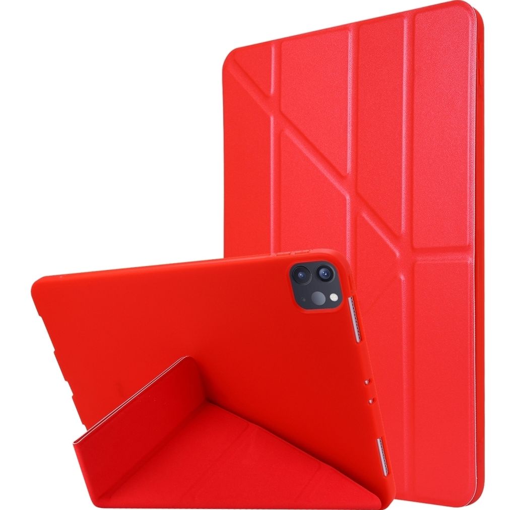 Mobigear Origami iPad Air 11 Zoll (2025) Hülle Klapphülle - Rot