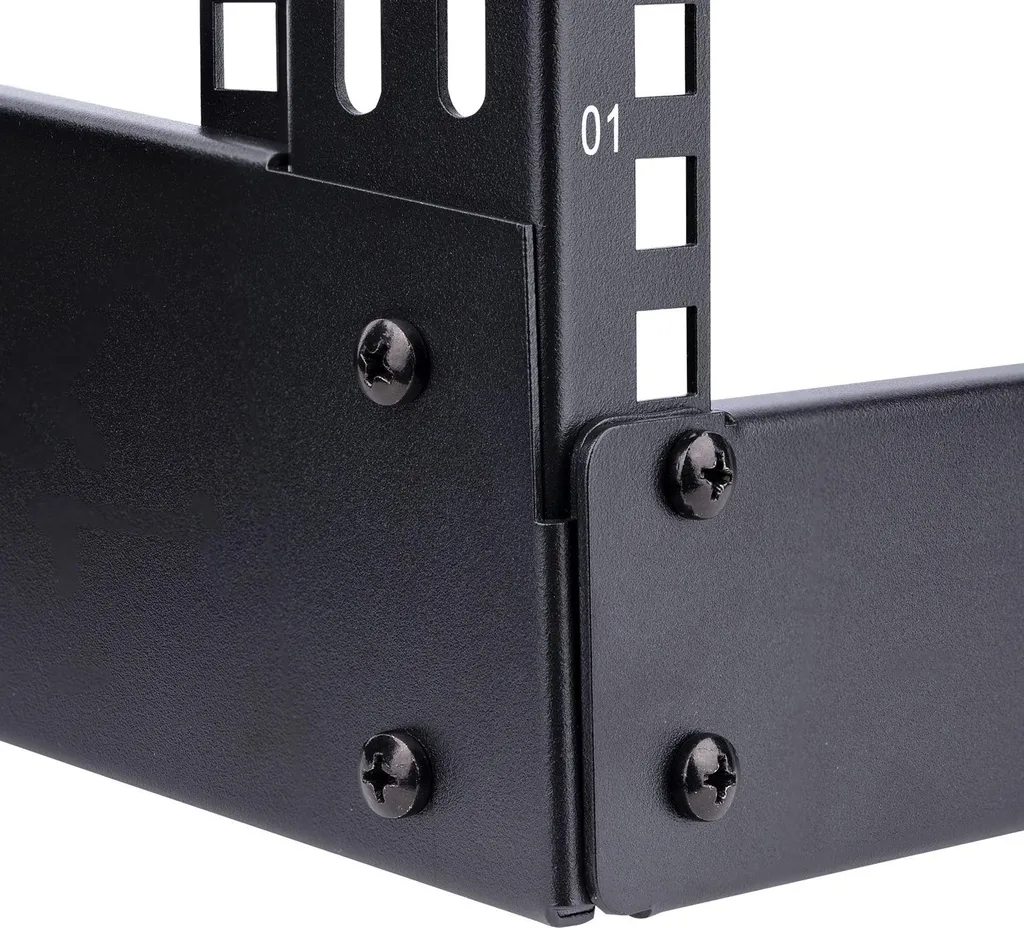 StarTech.com RK4OD Rack de Bureau 4U - Châssis Open Frame 2 Postes Noir