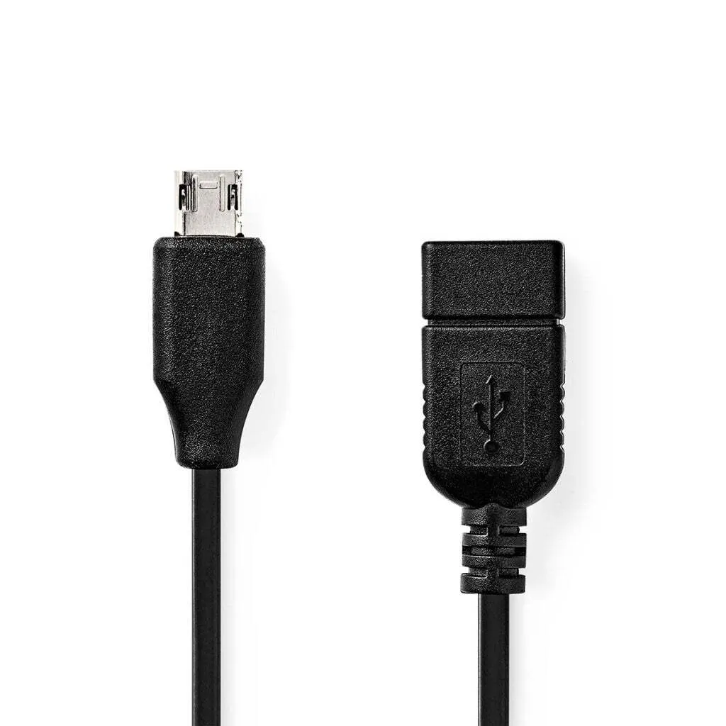 Adattatore OTG BWESOO Da Micro USB A USB A Femmina, Bianco - Per Collegare Pen Drive E Periferiche Al Telefono