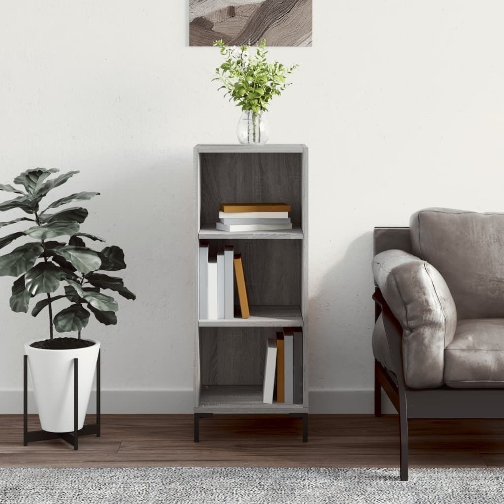 Maison Exclusive - Sideboard Grau Sonoma 34,5x32,5x90 cm Holzwerkstoff