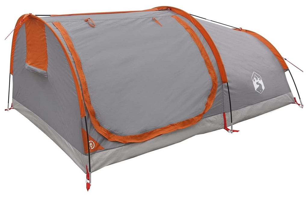 vidaXL Tente de randonnée imperméable, 1 personne, gris et Image du produit 