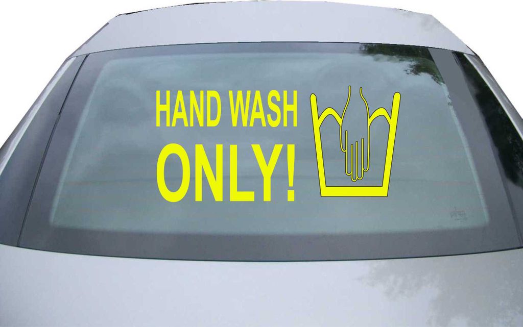 Indigos UG - Aufkleber Heckscheibe & Motorklappe DE6022 - neongelb - 600x285 mm - handwash only! - Auto Scheiben Fenster Heckklappe Tuning Racing J...