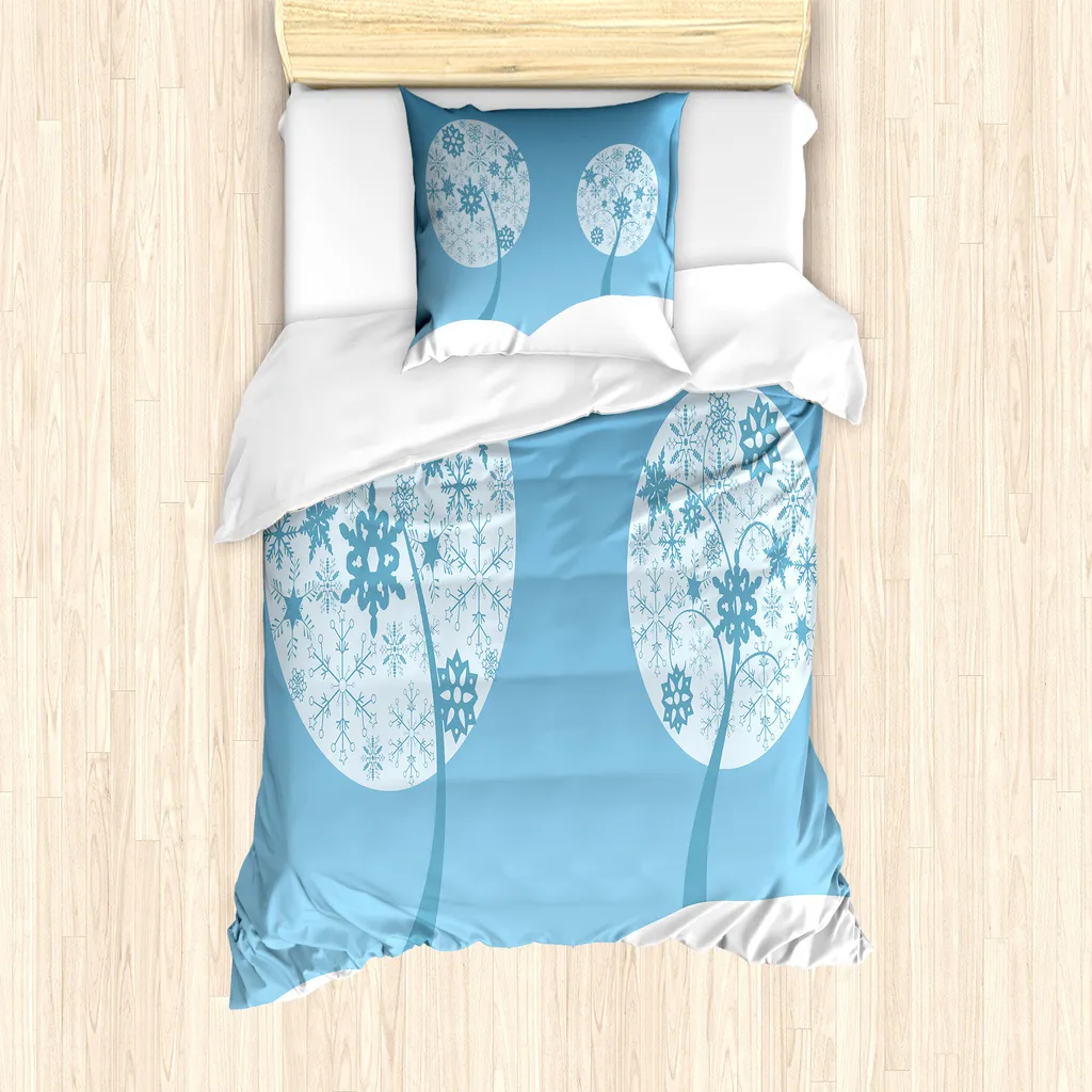 Copripiumino ABAKUHAUS Snowy Trees 135x200 - Morbidezza Garantita