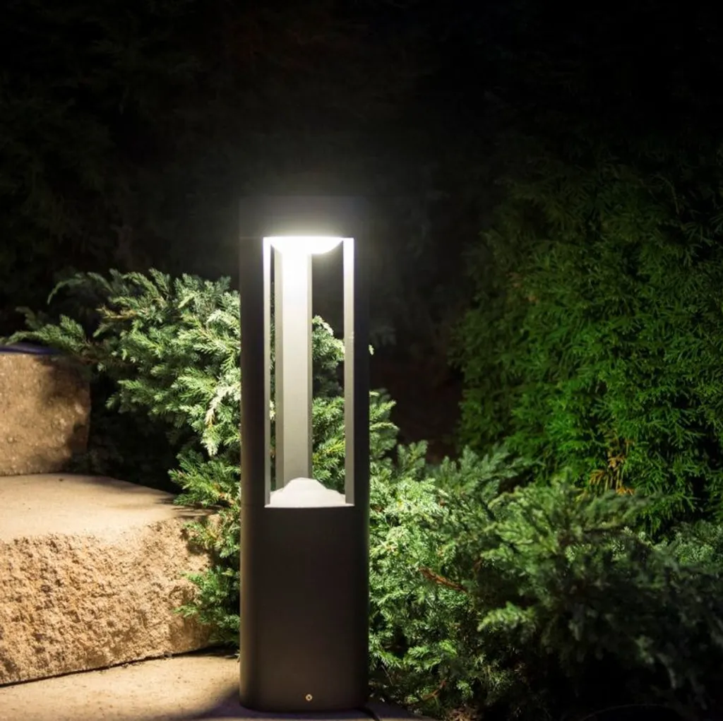 Borne d'éclairage étanche IP54 pour jardin résistant aux intempéries - 2