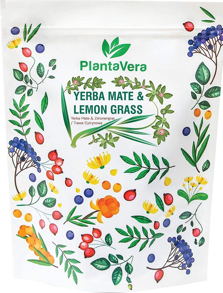 Yerba Mate Despalada + Zitronengras, Energie aus Brasilien, tolles Aroma aus Paraguay 700G