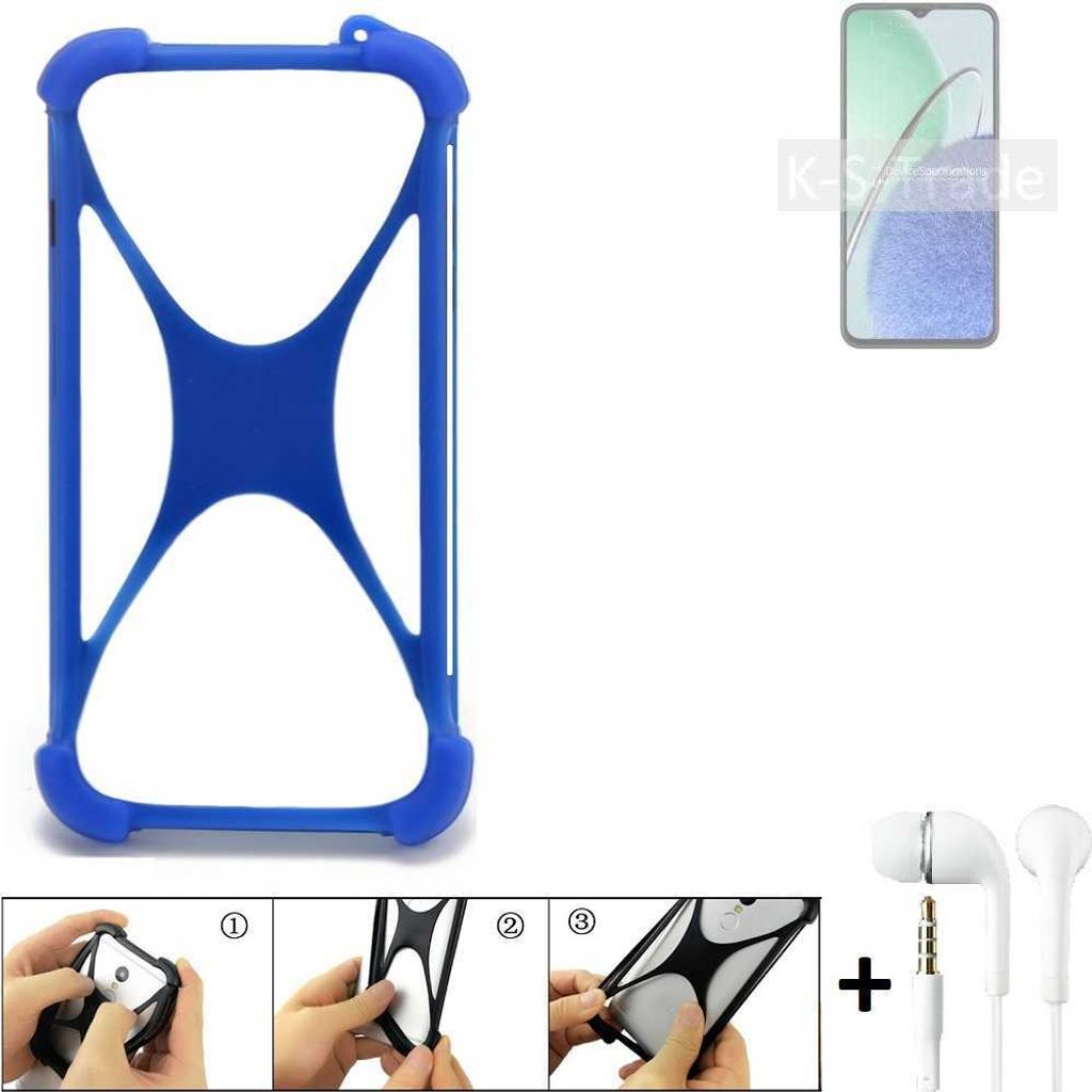 Bumper kompatibel mit Huawei nova Y61 Schutzhülle Handyhülle Silikon Schutz Hülle Cover Case Silikoncase Silikonbumper TPU Softcase Smartphone,