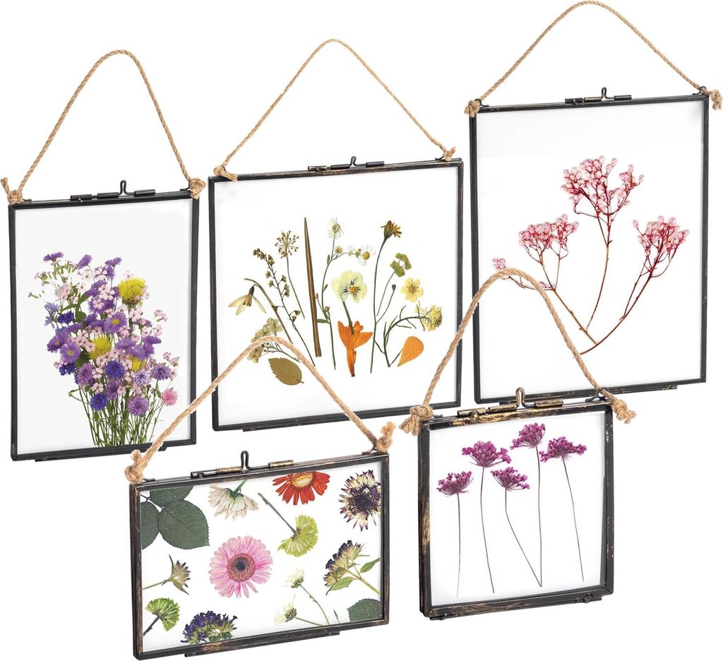Hängende metall Bilderrahmen galerie set vintage bildanzeige 5 größen schwarz
