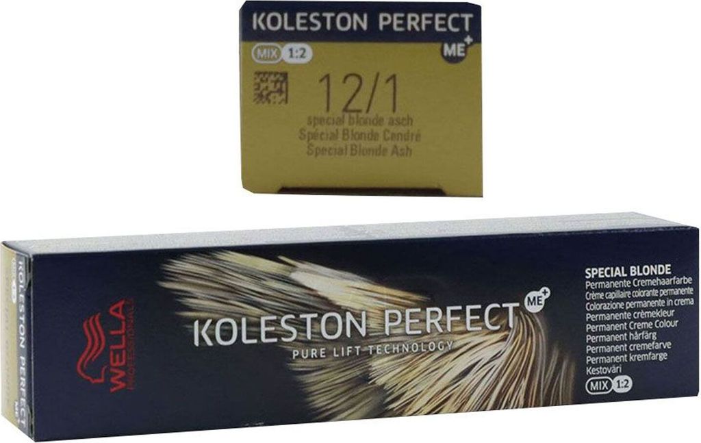 Wella Koleston Perfect ME Special Blonde 60 ml 12/1 Spezialblond asch
