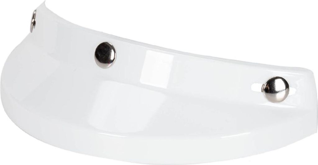 Universelles Motorrad-Visier mit 3 Druckknöpfen, hochklappbar, offener Helm, Wind