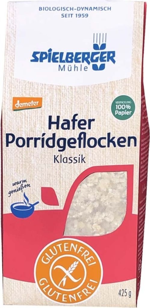 Spielberger Mühle Hafer Porridgeflocken Klassik demeter 425g