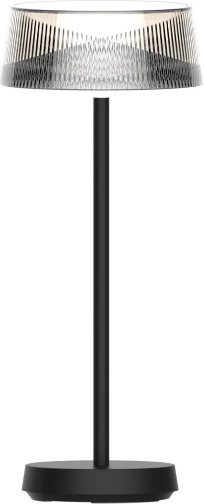 Lampe Casablanca Polux rechargeable USB-C, 3.4W LED, Noir IP44, Chaude