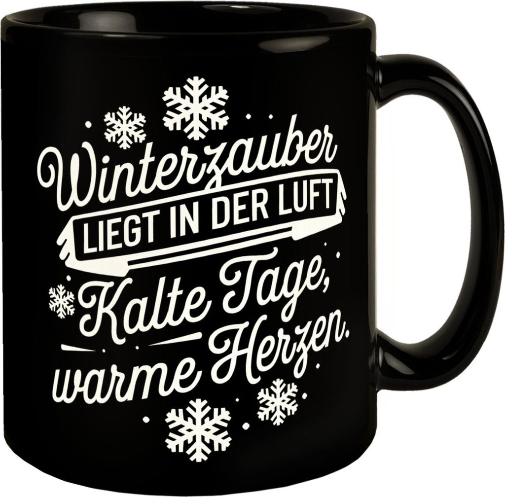 Winterzauber liegt in der Luft Tasse