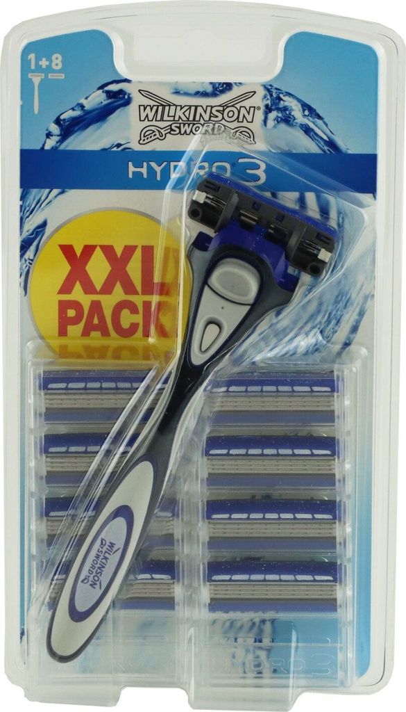 Wilkinson Sword Hydro 3 Mens Razor with 9 Blades